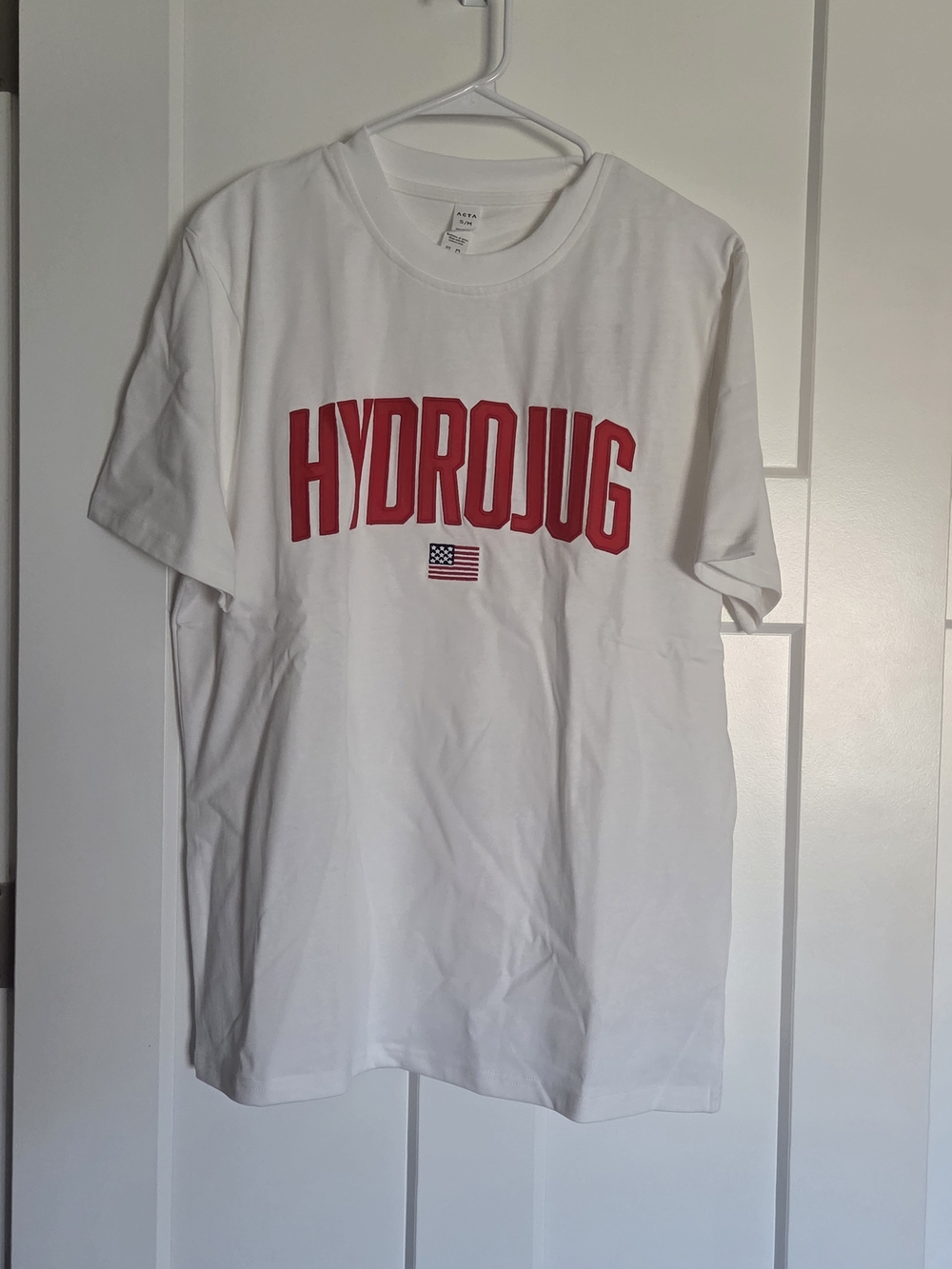 HYDROJUG White Tee with Red Logo